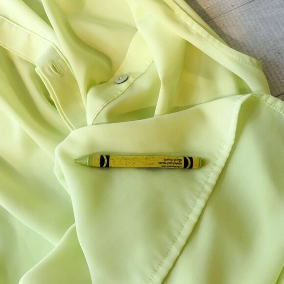 Chicos Womens Popover Split Neck Tunic Top Spring Green Sleeveless Size 1 | M - Picture 10 of 16